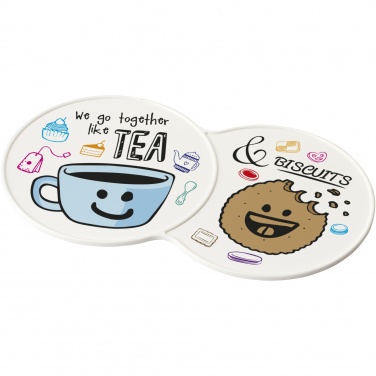 Logo trade promotional item photo of: Sidekick plastic coaster