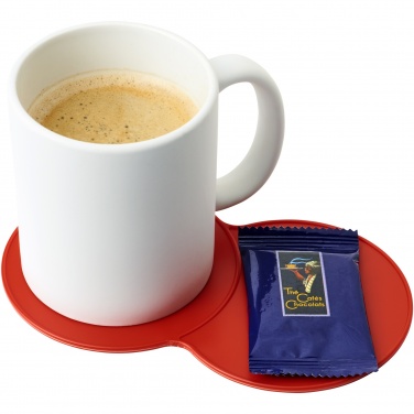 Logo trade promotional product photo of: Sidekick plastic coaster