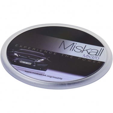 Logo trade promotional giveaways picture of: Ellison round plastic coaster with paper insert