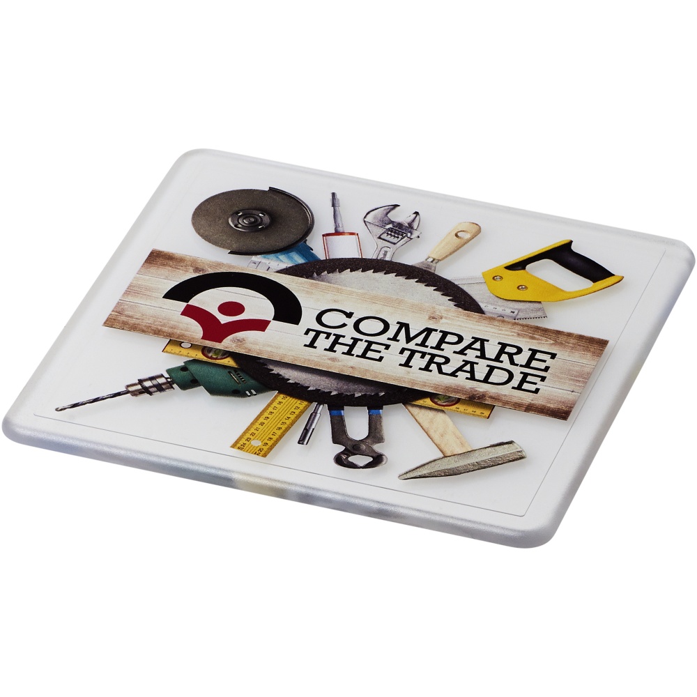 Logotrade promotional gift picture of: Renzo square plastic coaster