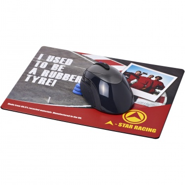 Logo trade business gift photo of: Brite-Mat® mouse mat with tyre material