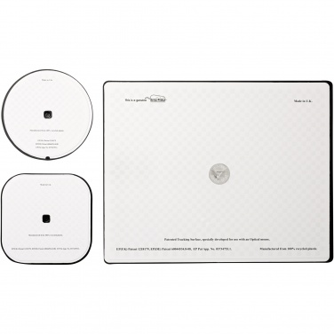 Logo trade corporate gift photo of: Brite-Mat® mouse mat and coaster set combo 1