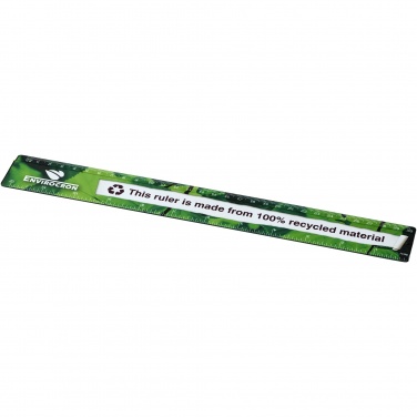 Logo trade business gift photo of: Terran 30 cm ruler from 100% recycled plastic