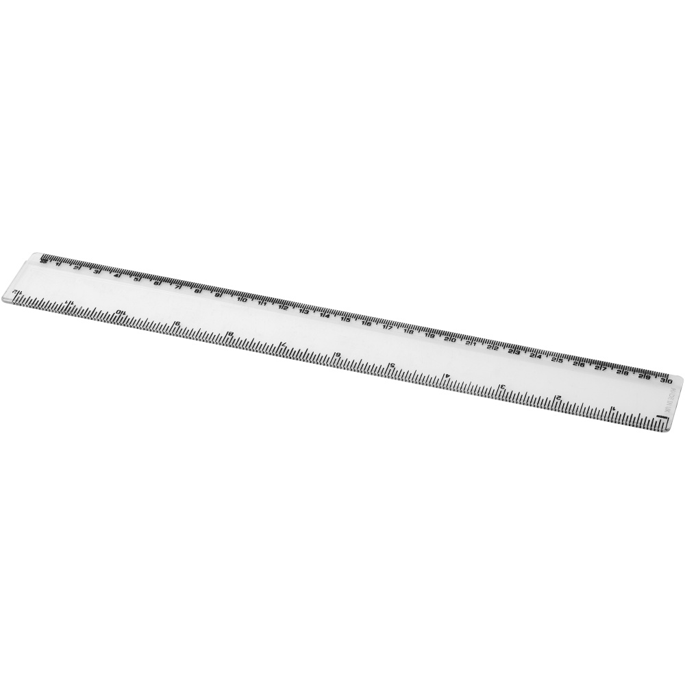 Logo trade promotional gifts image of: Renzo 30 cm plastic ruler