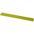 Renzo 30 cm plastic ruler, Lime