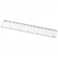 Renzo 15 cm plastic ruler, White