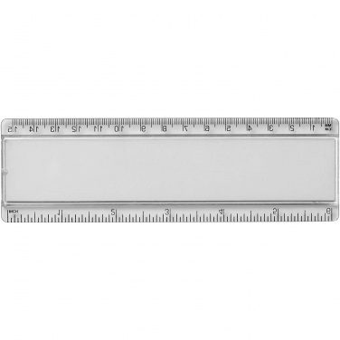 Logo trade promotional product photo of: Ellison 15 cm plastic insert ruler