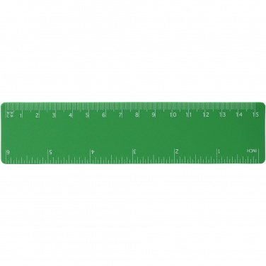 Logo trade corporate gifts image of: Rothko 15 cm plastic ruler