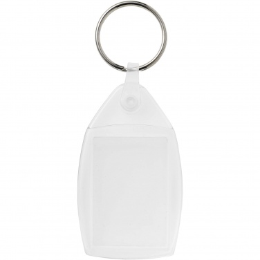 Logo trade promotional giveaway photo of: Lita P6 keychain with plastic clip