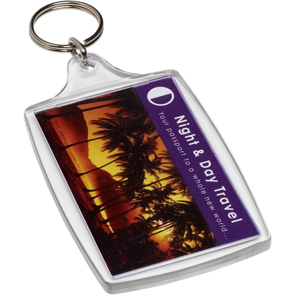 Logo trade promotional gift photo of: Orca L4 large keychain