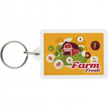 Logo trade promotional gifts picture of: Vito C1 rectangular keychain