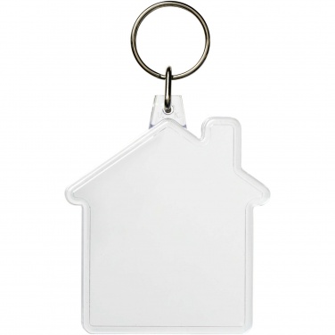 Logo trade advertising products image of: Combo house-shaped keychain