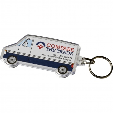 Logotrade promotional merchandise picture of: Combo van-shaped keychain