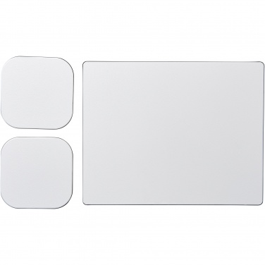 Logo trade promotional items picture of: Brite-Mat® mouse mat and coaster set combo 3