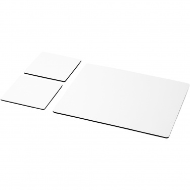 Logo trade advertising products picture of: Q-Mat® mouse mat and coaster set combo 3