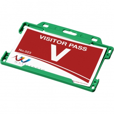 Logo trade advertising products image of: Vega plastic card holder