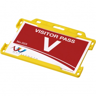 Logo trade advertising products image of: Vega plastic card holder