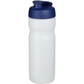 Baseline® Plus 650 ml flip lid sport bottle, Transparent / Blue