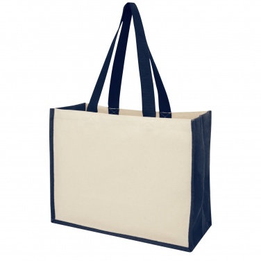 Logotrade promotional item image of: Varai 320 g/m² canvas and jute shopping tote bag 23L