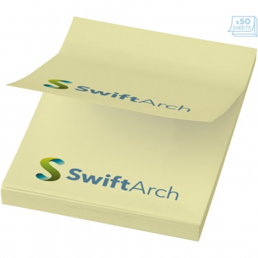 Logo trade corporate gifts image of: Sticky-Mate® A8 sticky notes 50x75mm