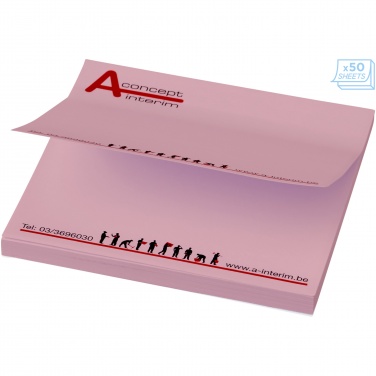 Logo trade promotional giveaways image of: Sticky-Mate® sticky notes 75x75mm