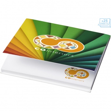 Logotrade advertising products photo of: Sticky-Mate® soft cover squared sticky notes 75x75mm