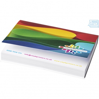 Logotrade promotional gift picture of: Sticky-Mate® A7 soft cover sticky notes 100x75mm