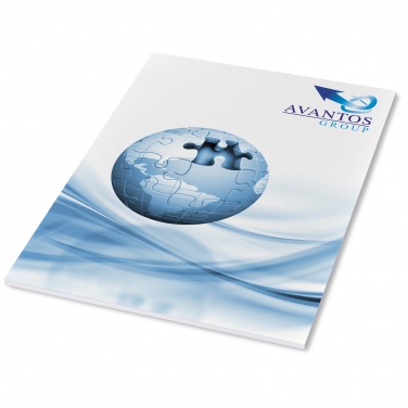 Logo trade corporate gifts image of: Desk-Mate® A4 notepad wrap over cover