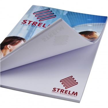 Logo trade promotional giveaways picture of: Desk-Mate® A5 notepad wrap over cover