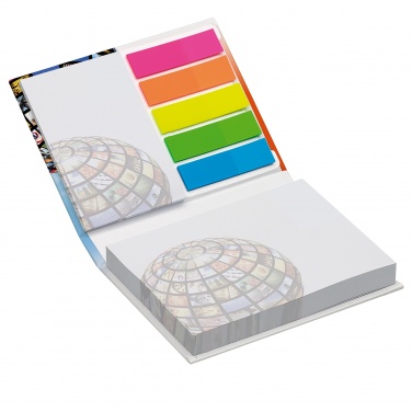 Logo trade advertising products image of: Combi notes page marker set hard cover