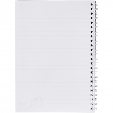 Logo trade promotional giveaways image of: Desk-Mate® A5 spiral notebook