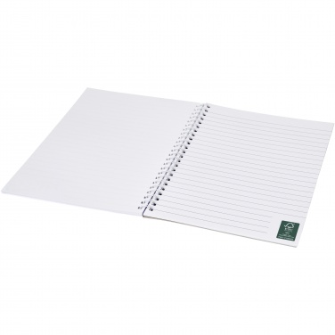 Logo trade promotional giveaways image of: Desk-Mate® A5 spiral notebook