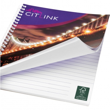 Logotrade promotional product picture of: Desk-Mate® A5 spiral notebook