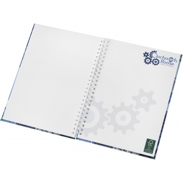 Logo trade promotional product photo of: Wire-o A5 notebook hard cover