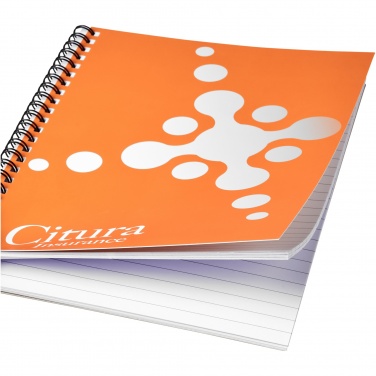 Logo trade advertising product photo of: Desk-Mate® A5 notebook synthetic cover