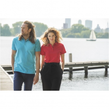 Logo trade promotional giveaways image of: Beryl short sleeve men's organic recycled polo