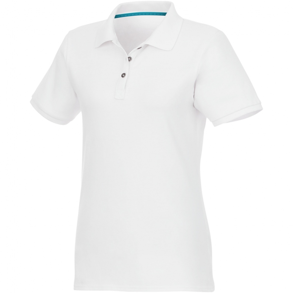 Logo trade promotional products image of: Beryl short sleeve women's organic recycled polo