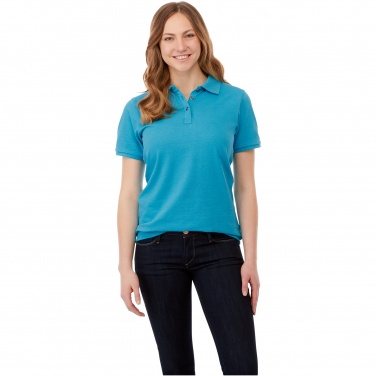 Logo trade corporate gift photo of: Beryl short sleeve women's organic recycled polo