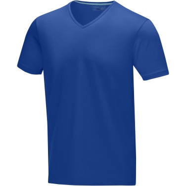 Logo trade advertising products picture of: Kawartha short sleeve men's organic V-neck t-shirt