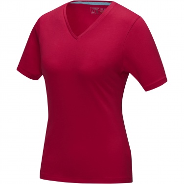 Logotrade corporate gift picture of: Kawartha short sleeve women's organic V-neck t-shirt