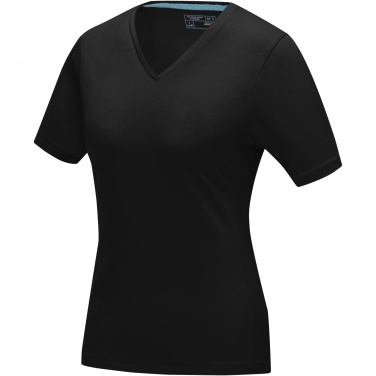 Logotrade promotional merchandise image of: Kawartha short sleeve women's organic V-neck t-shirt