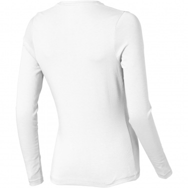 Logo trade corporate gifts image of: Ponoka long sleeve women's organic t-shirt