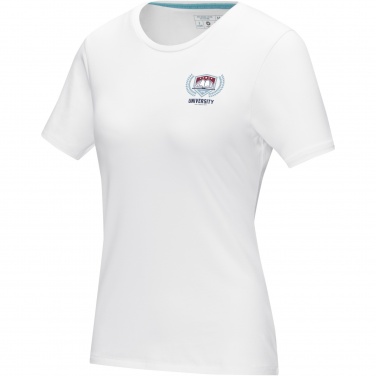 Logo trade promotional products image of: Balfour short sleeve women's organic t-shirt