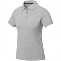 Calgary short sleeve women's polo, Grey melange