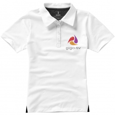 Logo trade promotional gifts image of: Markham short sleeve women's stretch polo