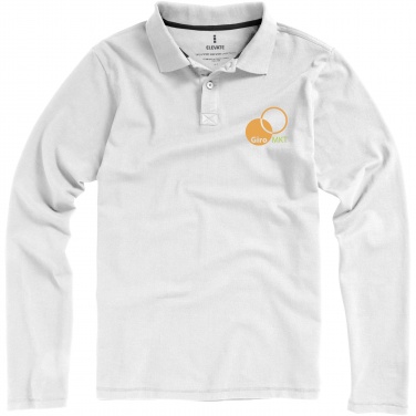 Logo trade business gift photo of: Oakville long sleeve men's polo