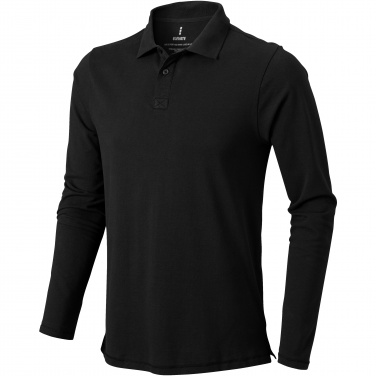 Logo trade advertising products picture of: Oakville long sleeve men's polo