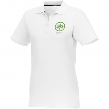 Logo trade corporate gifts image of: Helios short sleeve women's polo