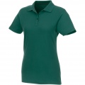 Helios short sleeve women's polo, Forest green