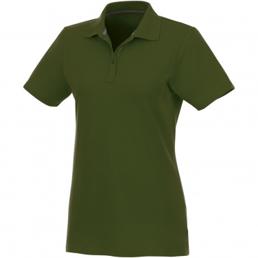 Logo trade promotional giveaways picture of: Helios short sleeve women's polo